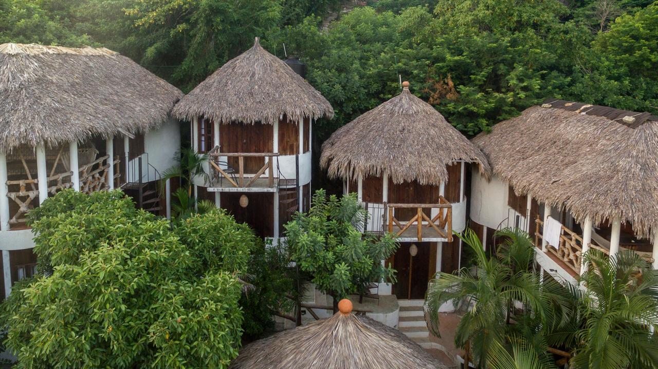 Cabanas Biuzaa Hotel Zipolite Exterior foto